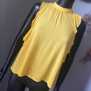 Anthropologie Maeve Yellow Top